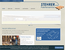 Tablet Screenshot of euro-paletten.org